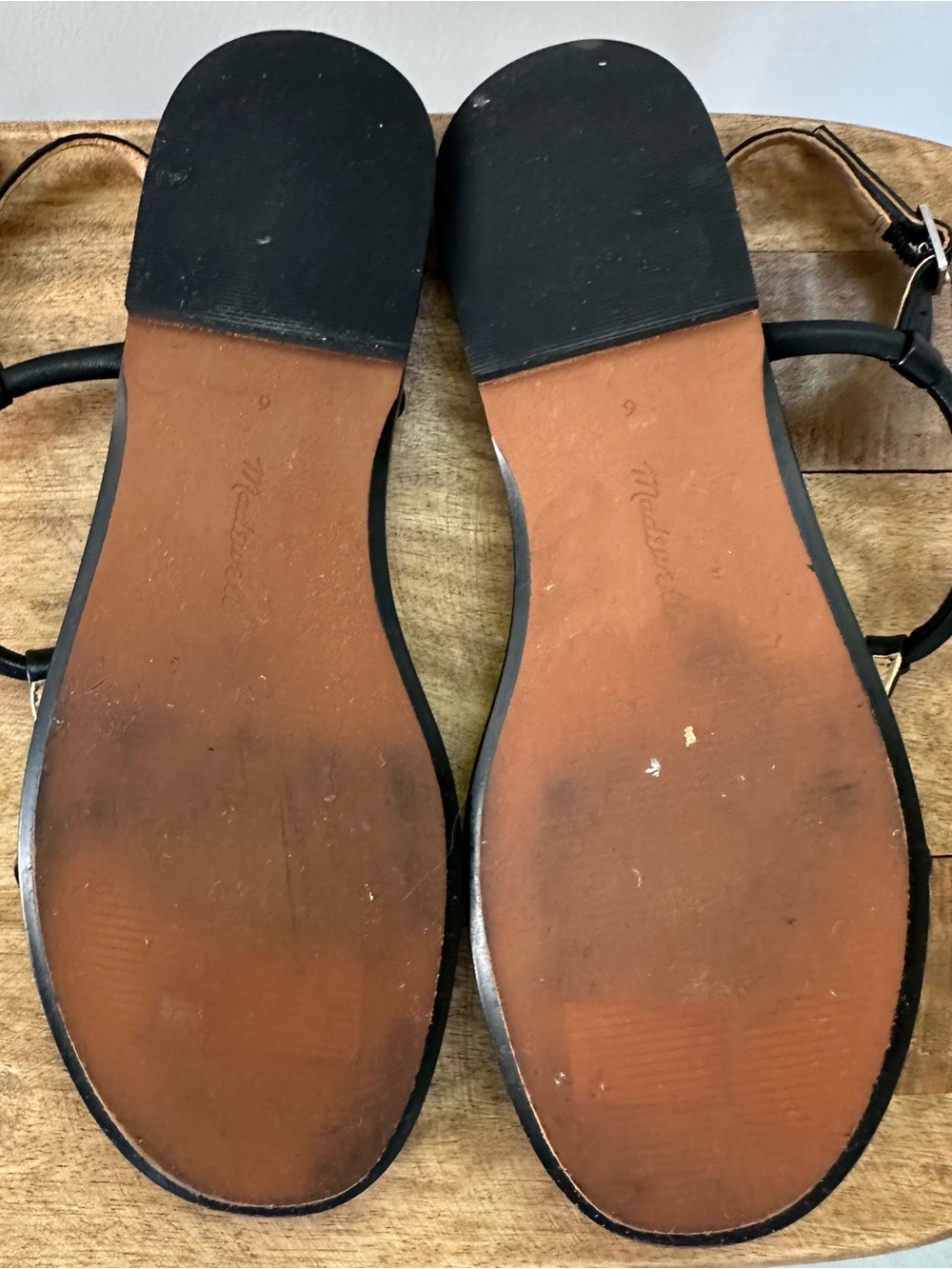 Madewell Black Minimal Strappy Sandal - Picture 5 of 6